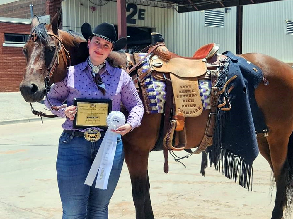 Rowe wins NSBA Youth 18 & Under Ranch Trail World Championship
